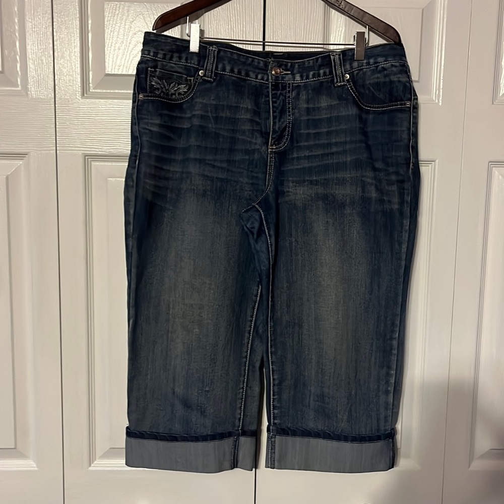 INC denim capris